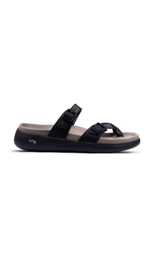 HAPPENSTANCE MEN PERFECT SANDALS NOVA-JET BLACK - YouTube