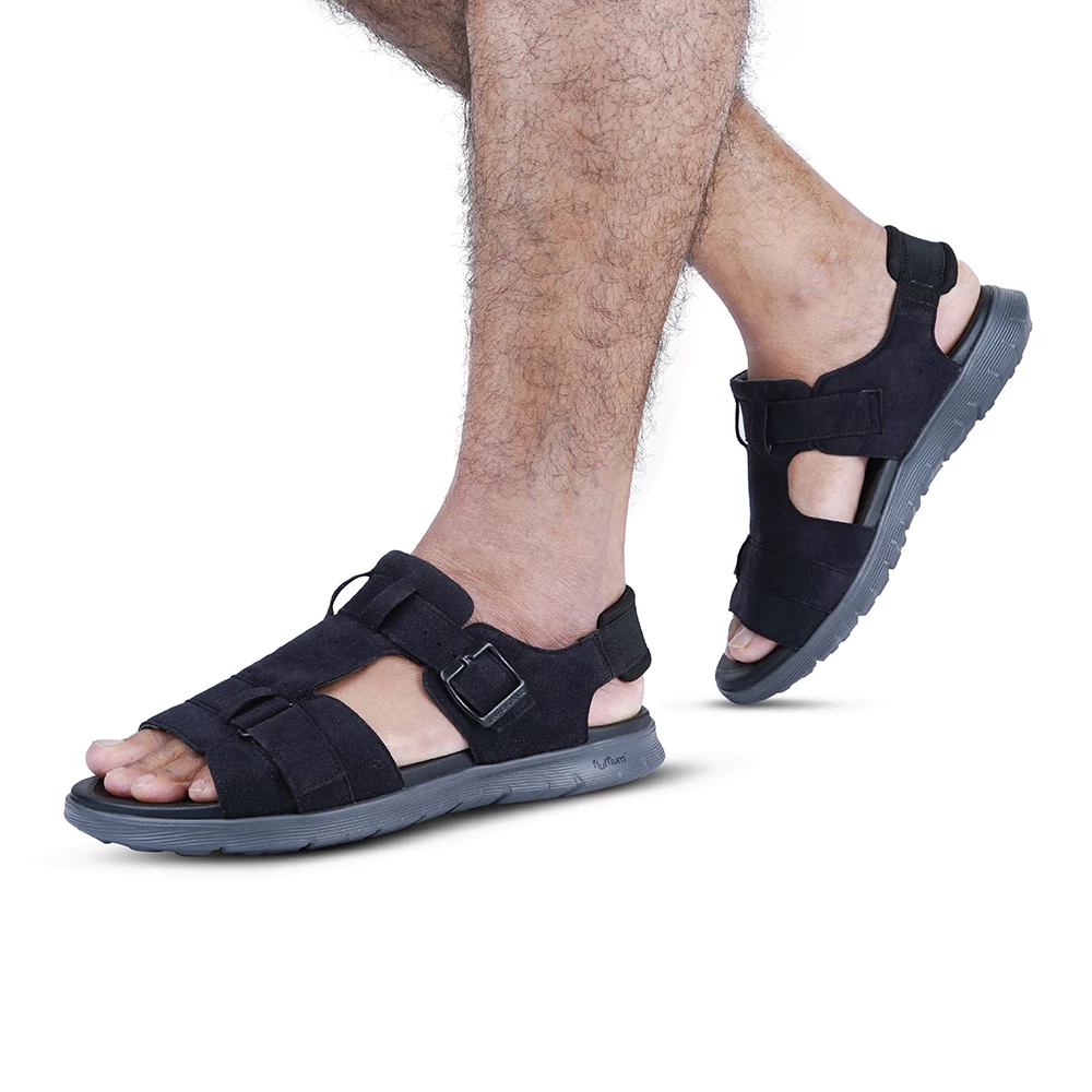 Centro Shoes - Add a spring to your step with this elegant and sleek pair  of hunk sandals... You can also shop online @ www.centro.style #centro # happenstance #footwear #hunksandals #mens #fashion #style |